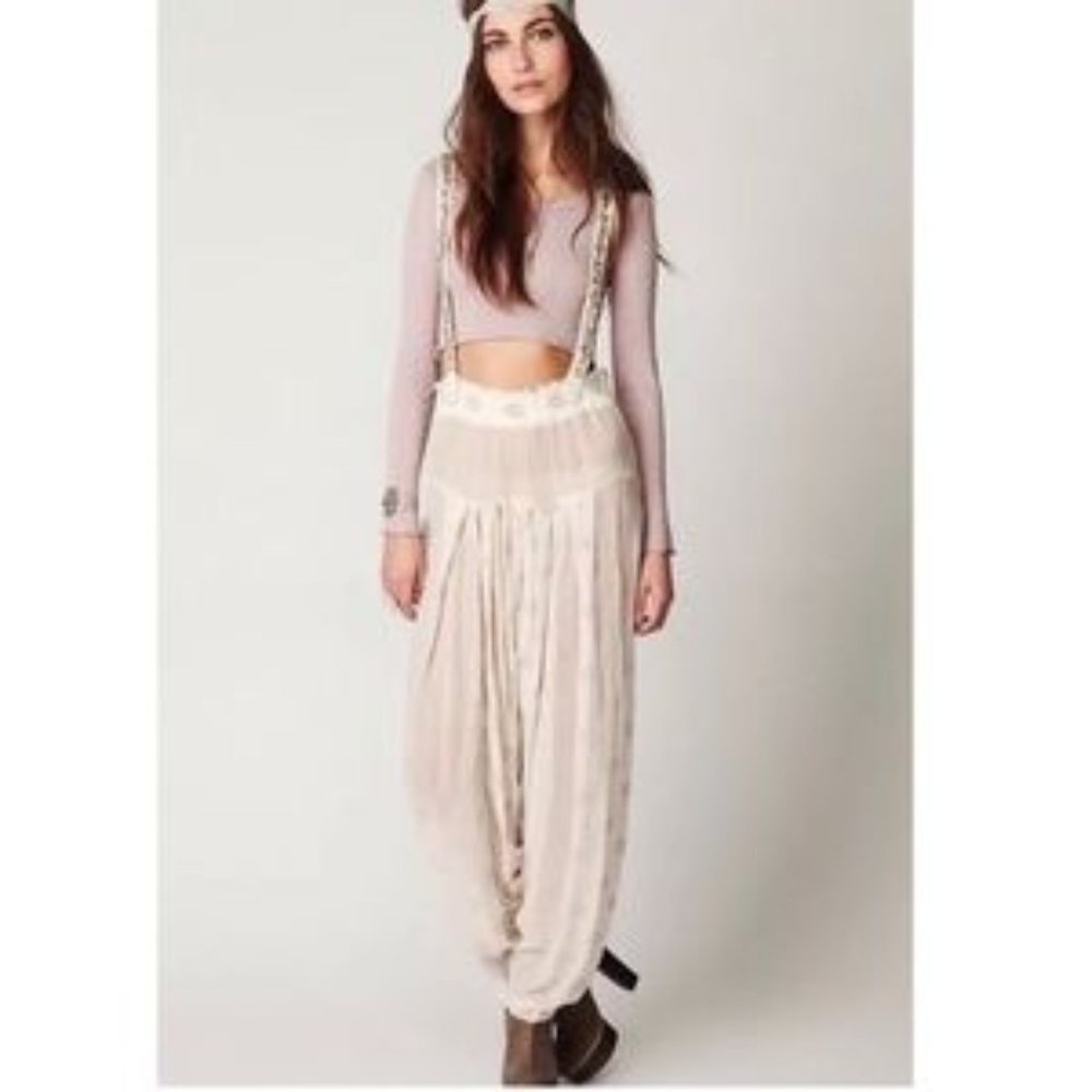 Free People sheer New Romantics Glamourai Pants